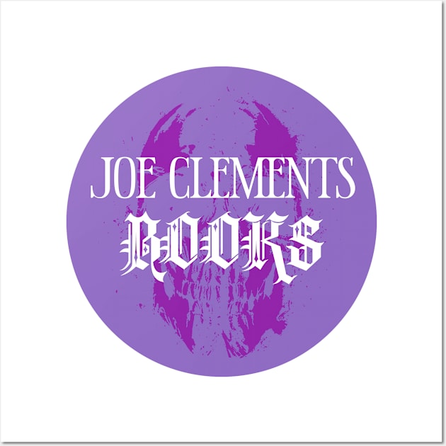 Joe Clements Books Logo Purple Wall Art by Joe Clements Books
